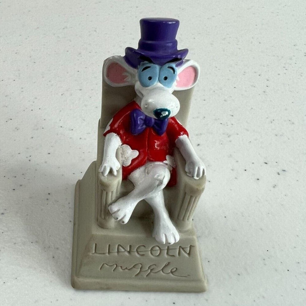 Vintage 1992 Burger King Multicolor Capitol Critters Lincoln Muggle Kid Club Toy